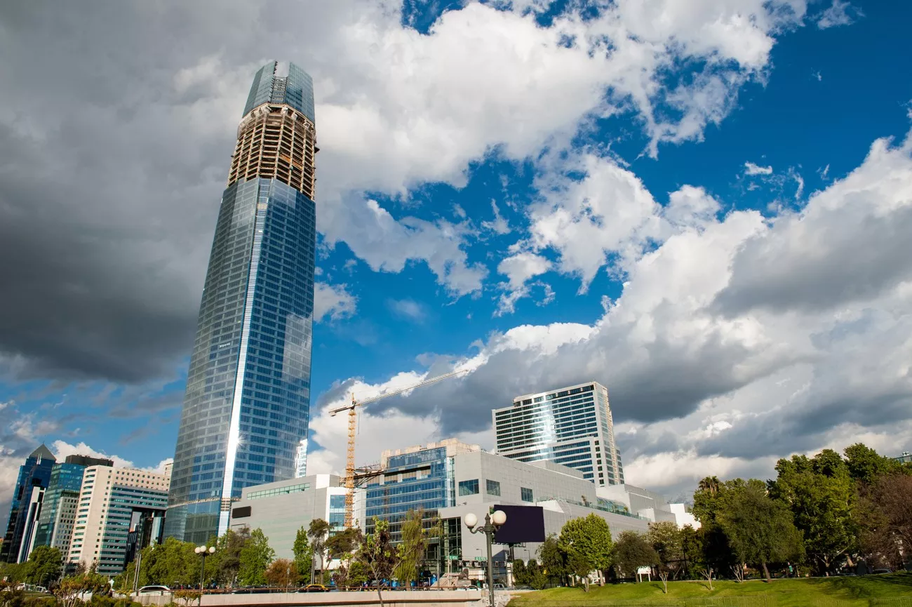 Cityscape em Santiago do Chile