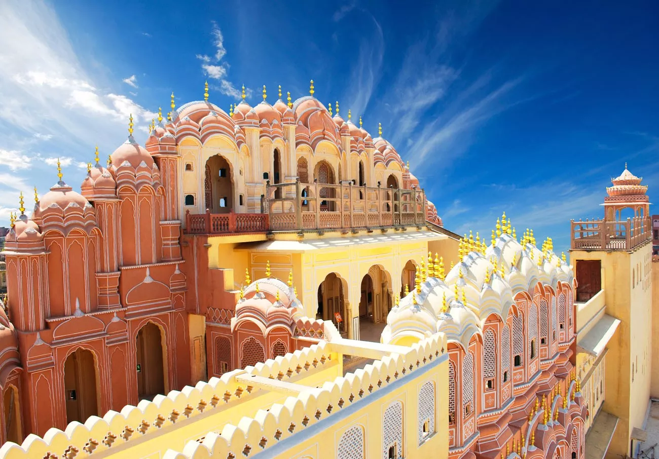 Hawa Mahal, o Palácio dos Ventos, Jaipur, Rajasthan, India
