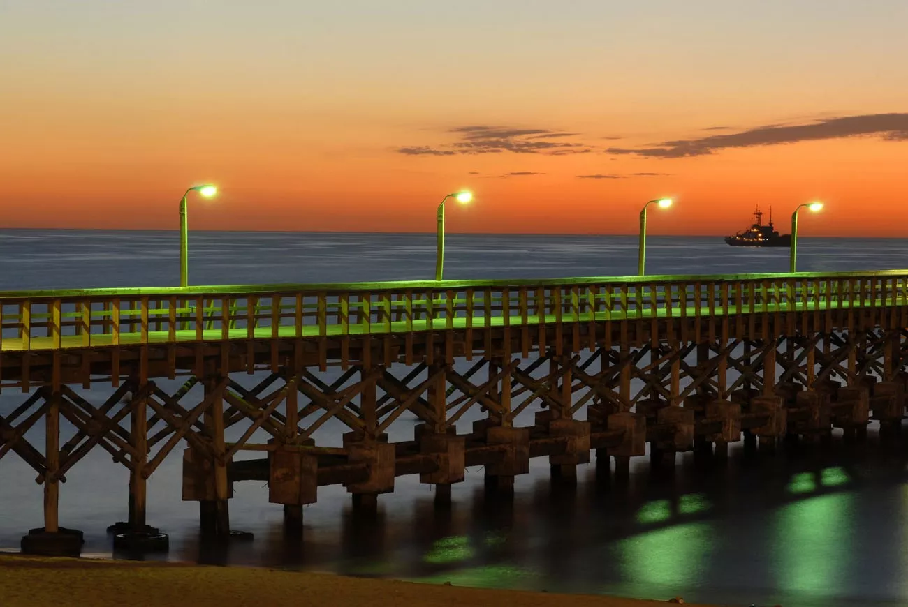 Pier de Madeira em Punta del Este
