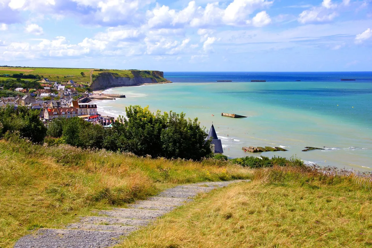 Praias de Arromanches les Bains, Normandia, França