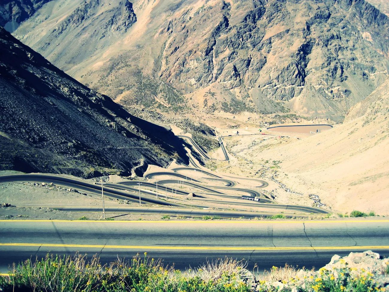 Los Caracoles nos Andes Chilenos - Portillo