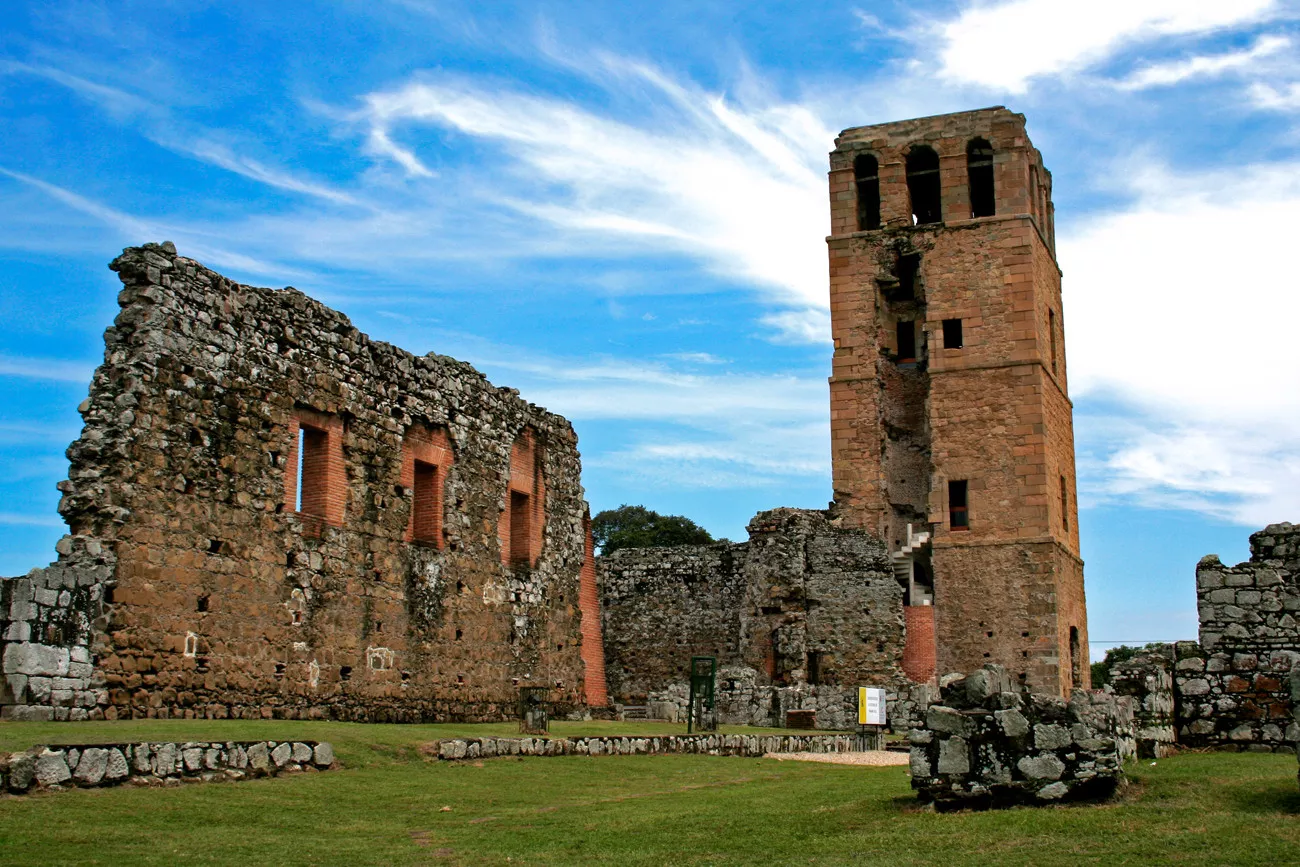 Ruínas na Cidade do Panamá