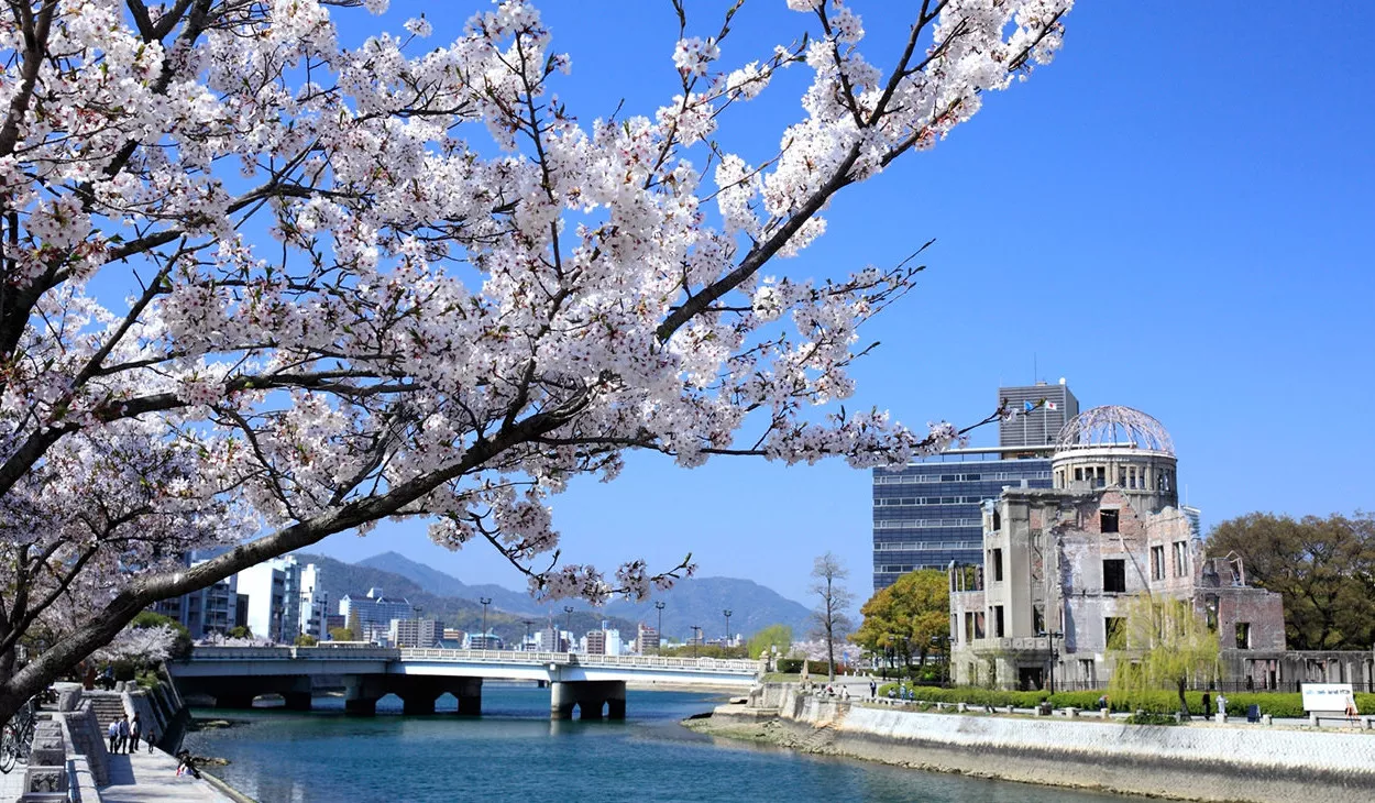 Cerejeiras em Hiroshima