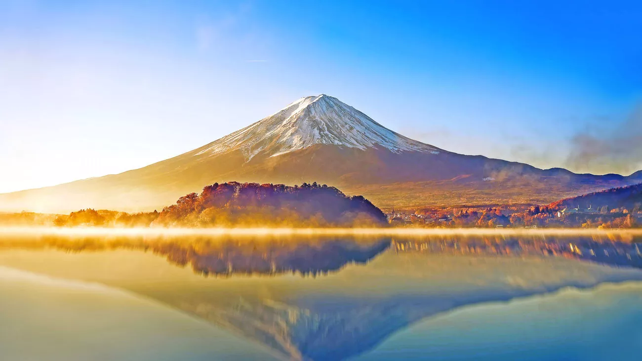 Monte Fuji no amanhecer