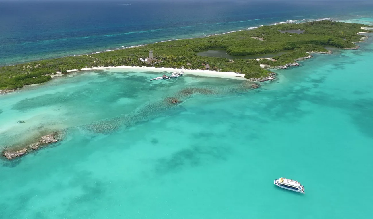 Isla Contoy Vista Aérea