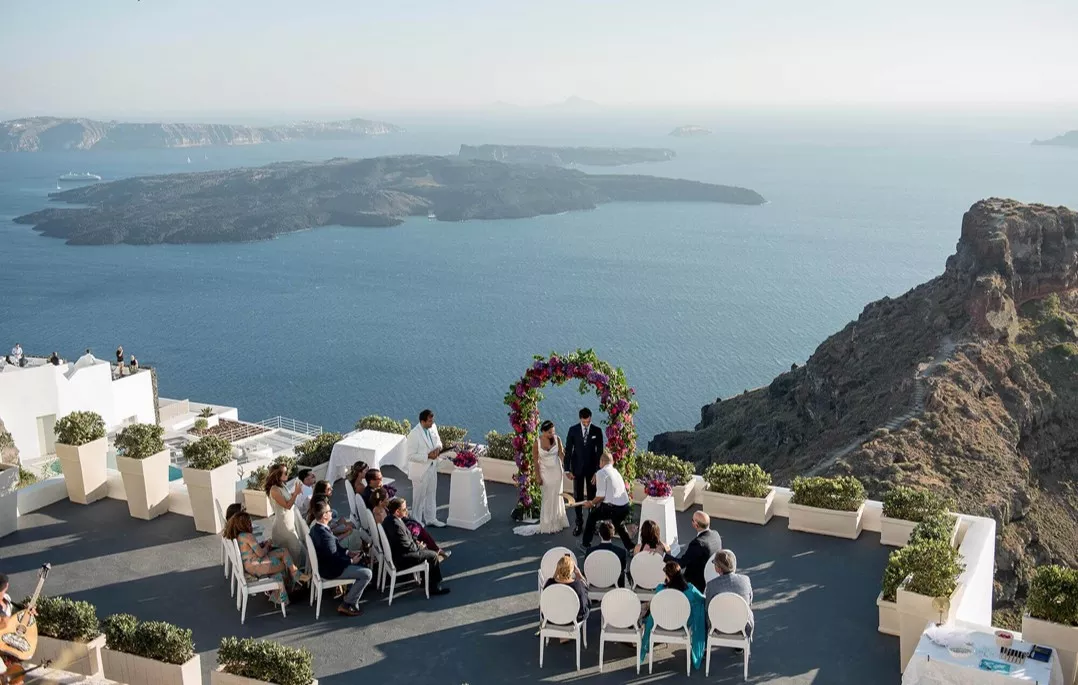 Casamento Astra Suítes Santorini