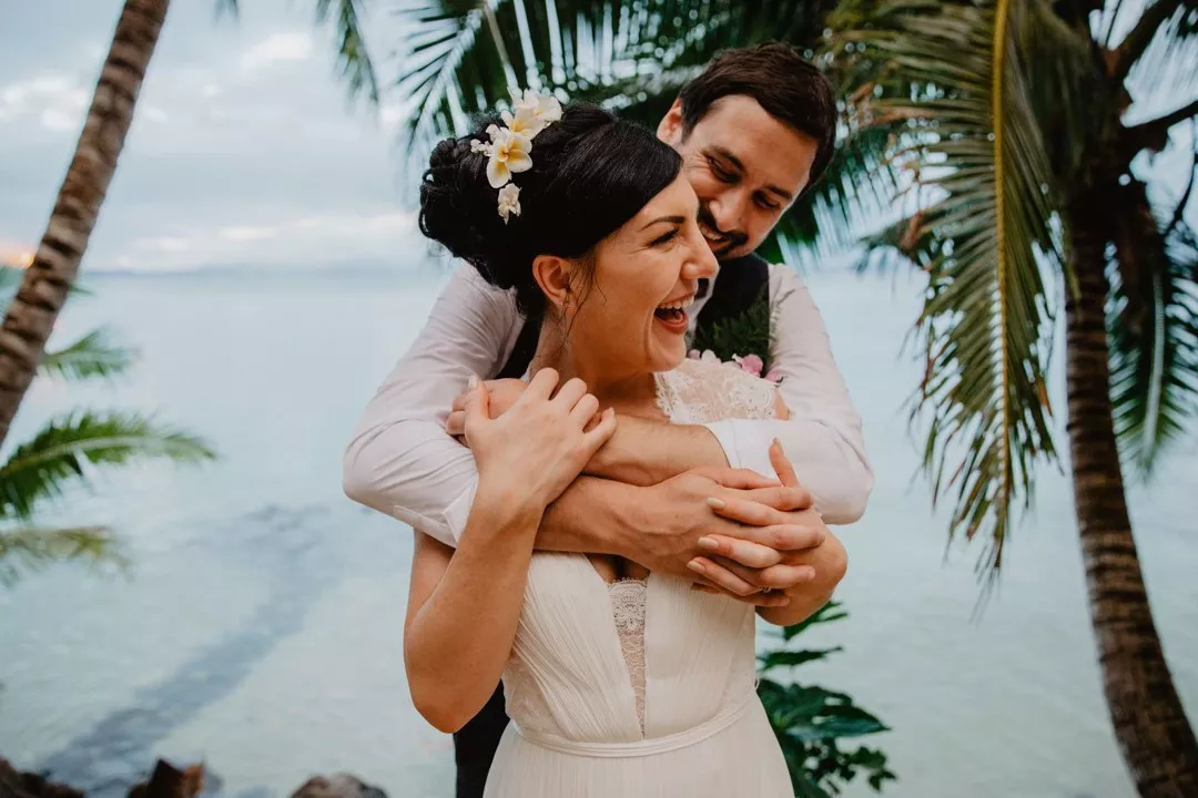 Elopement Wedding no Taveuni Palms Luxury Resort
