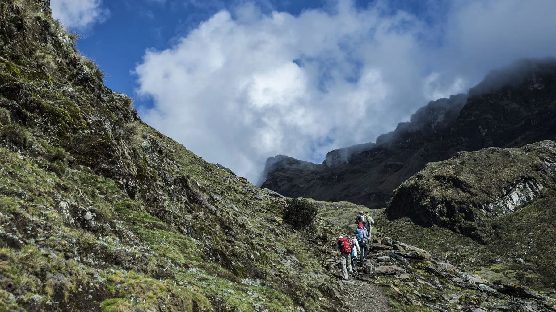 Trilha em Salkatay no Peru 