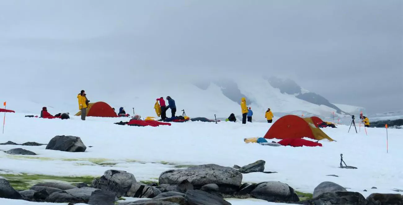 Eclipse Solar na Antártida e Geórgia do Sul