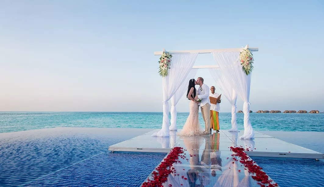 Elopement Wedding no Conrad Maldives Rangali Island