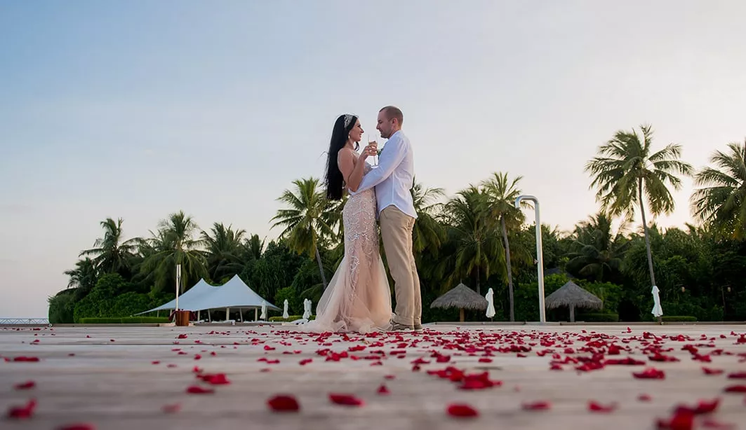 Elopement Wedding no Conrad Maldives Rangali Island