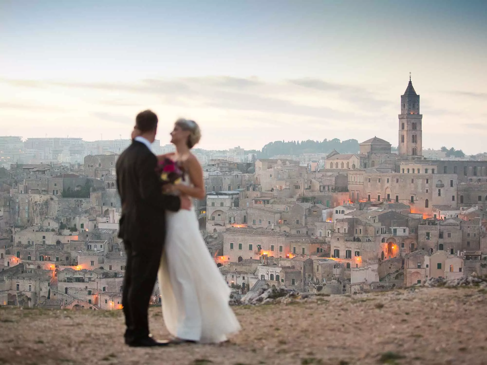 Elopement Wedding no Le Grotte Della Civita em Matera 