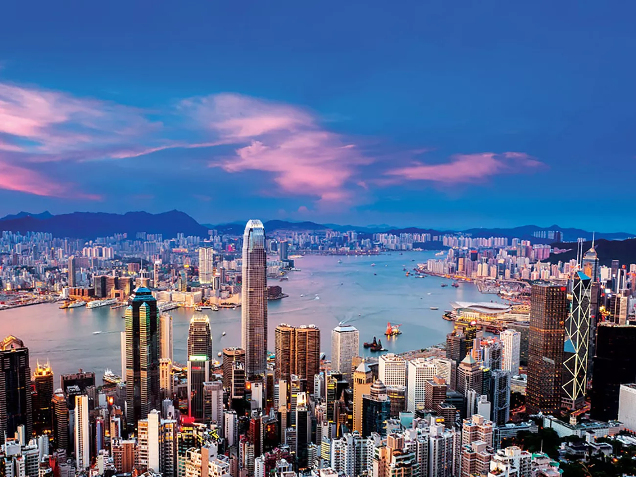 Capitais da China com Hong Kong