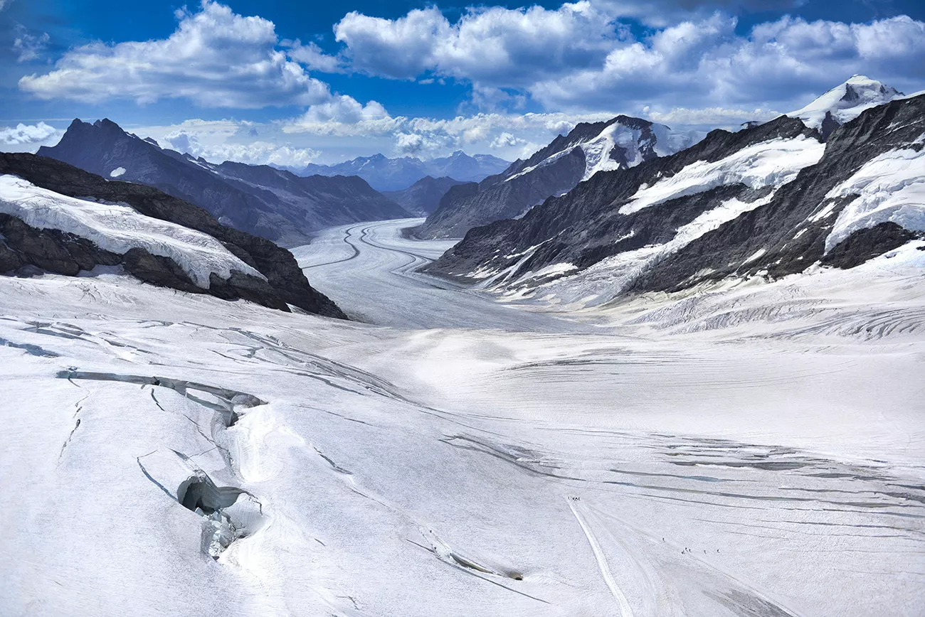 Suíça no Glacier Express e Jungfraujoch