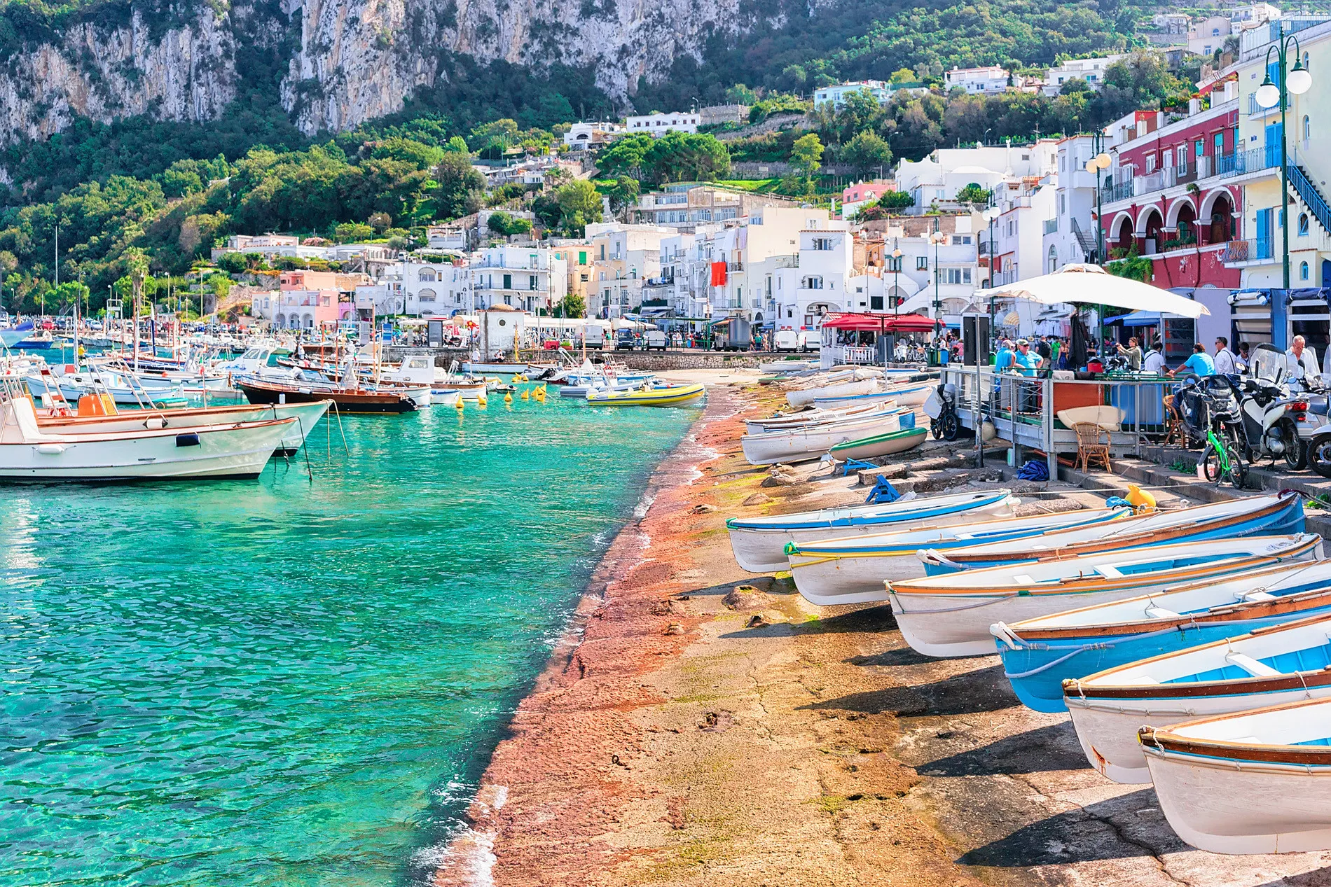 Norte e Sul da Italia no Verão