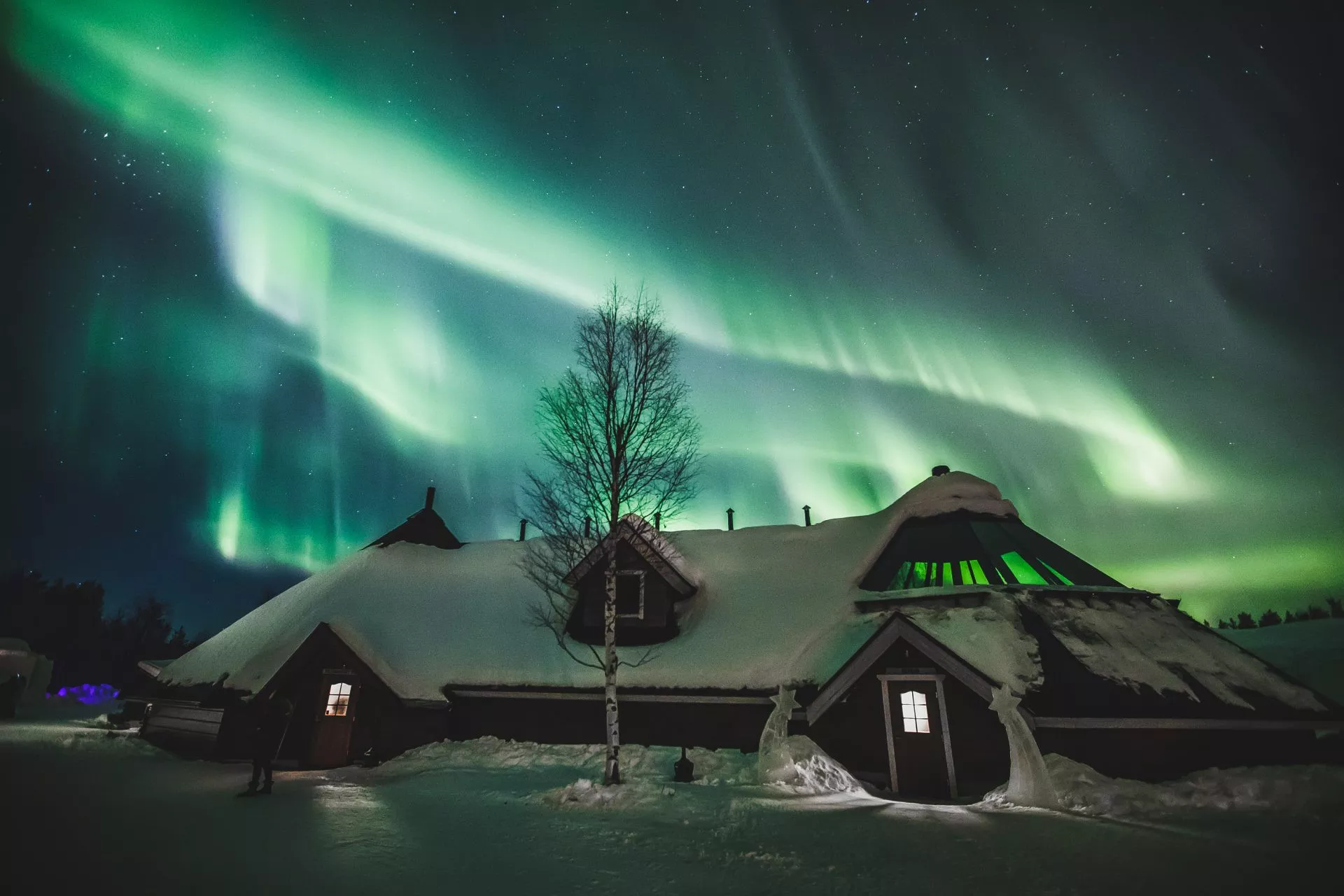 Iglo de Vidro na Finlandia
