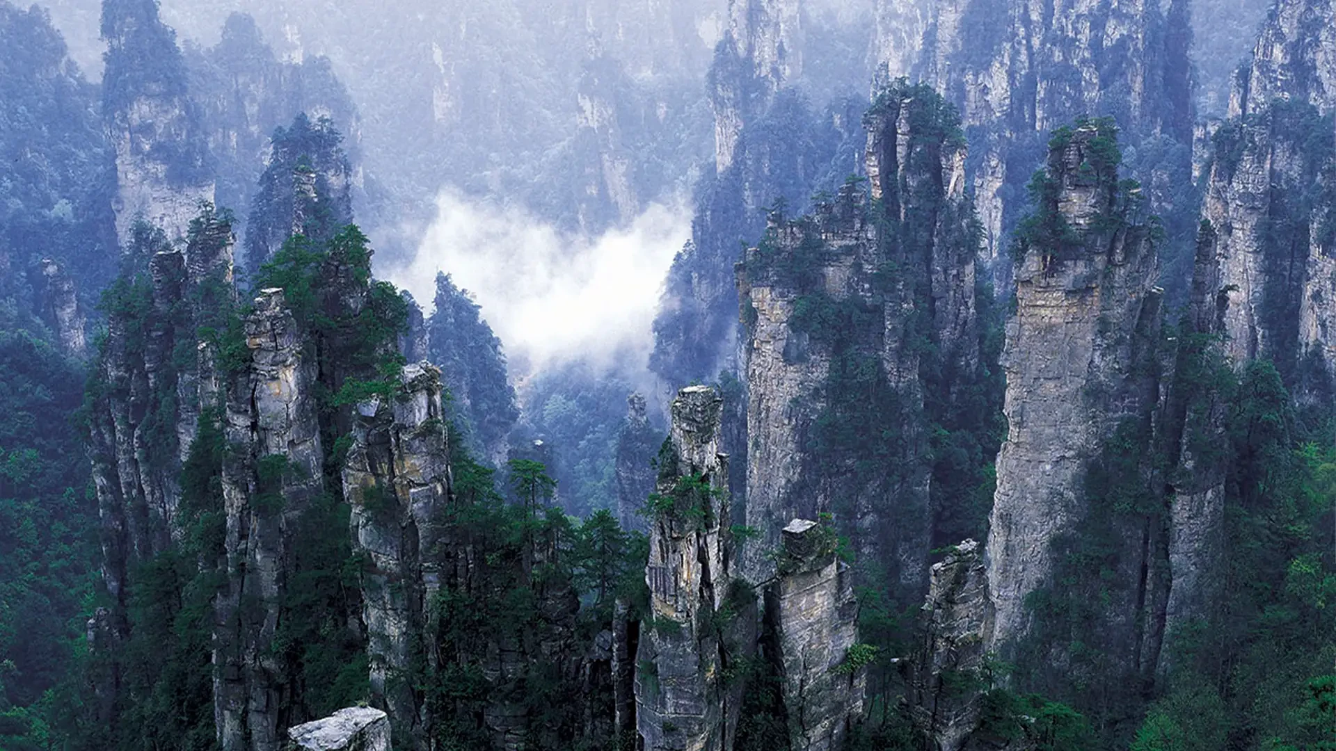 Triângulo Imperial e Montanhas Flutuantes de Zhangjiajie