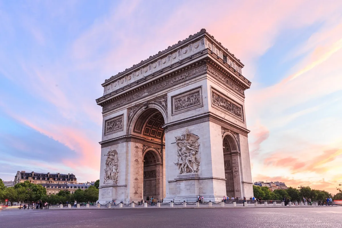 Arco do Triunfo, em Paris