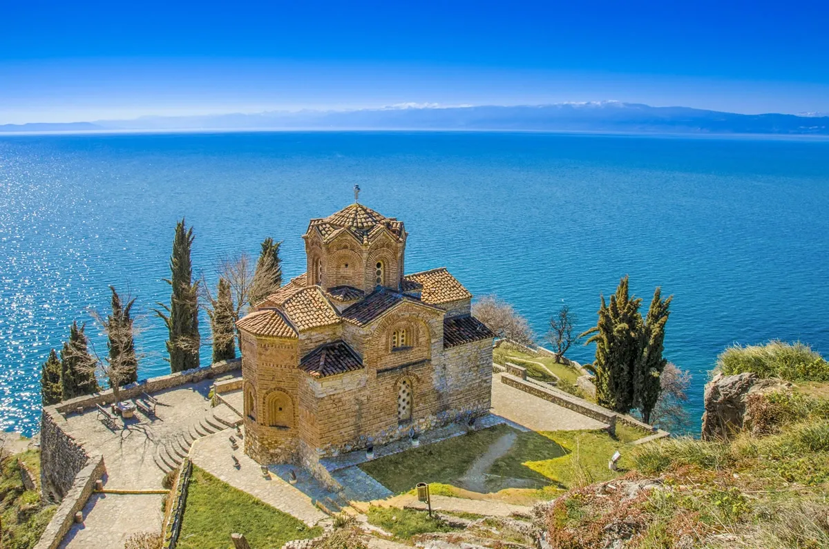 Igreja de São João, Lago Ohrid, Macedônia do Norte