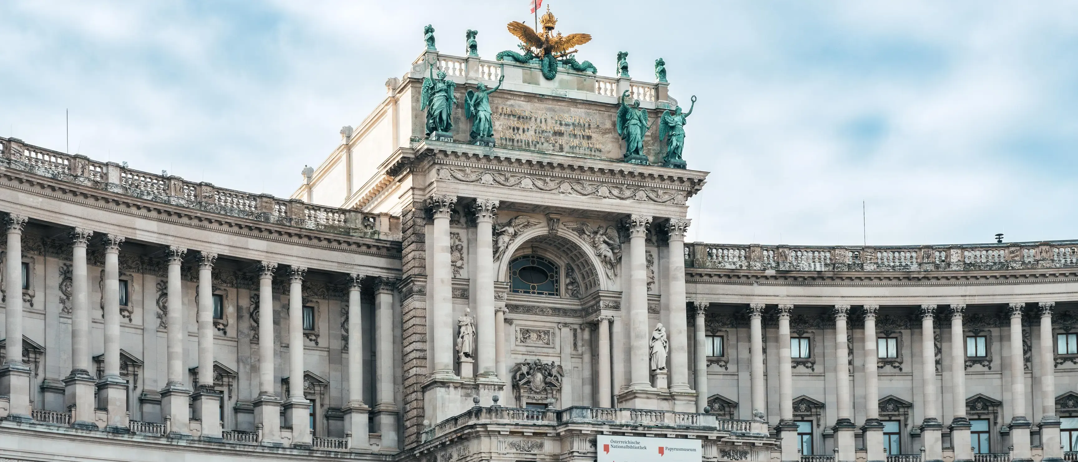 Ala Neue Burg no Castelo de Hofburg em Viena, Austria