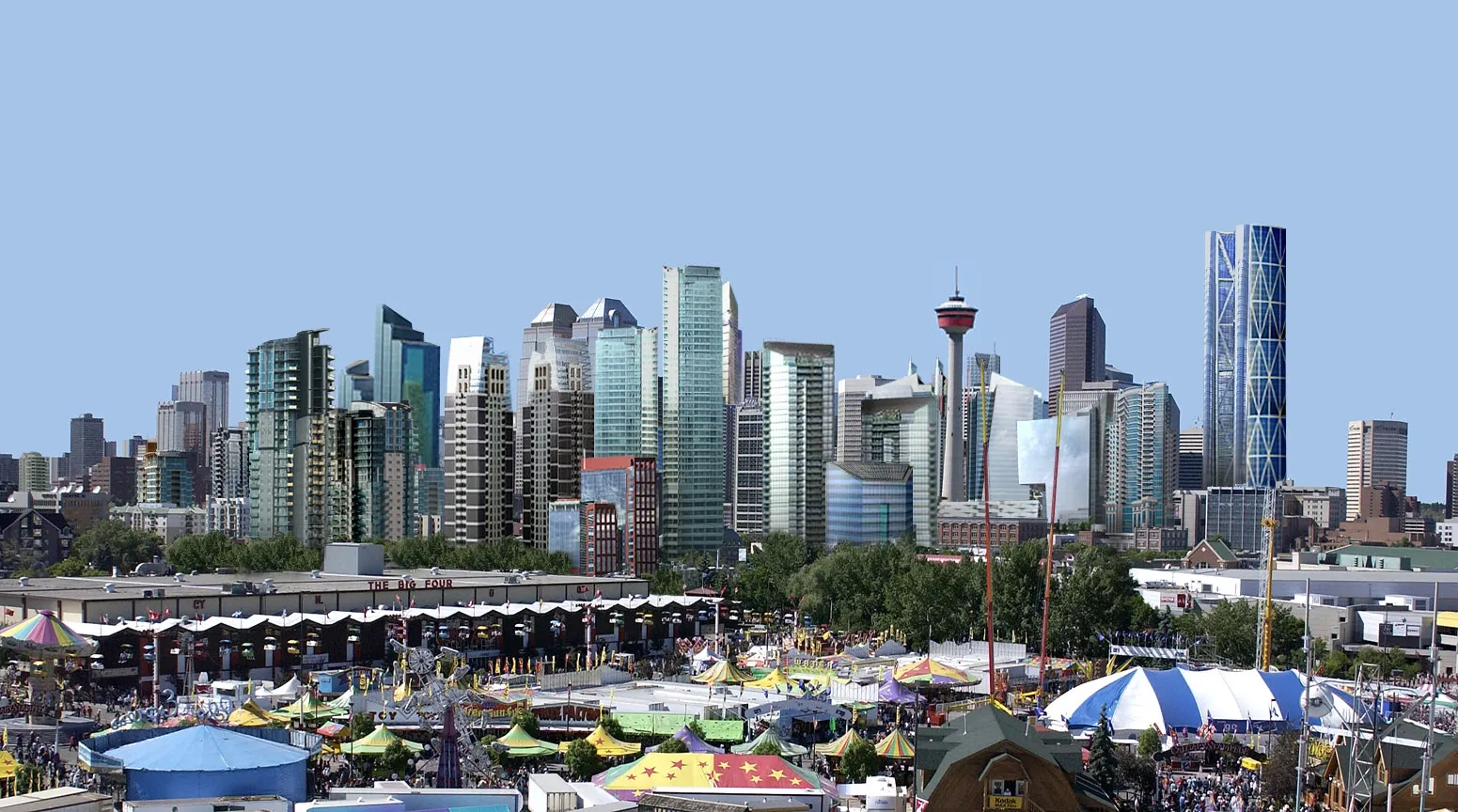 Vista de Calgary, Canadá