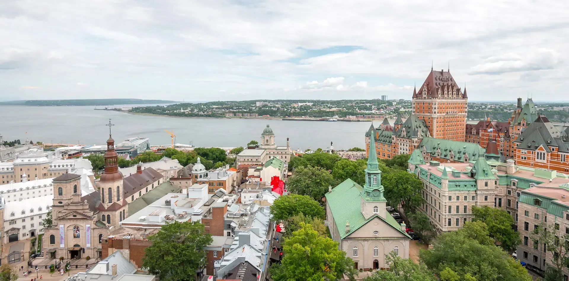 Vista da Cidade de Quebec, Canadá