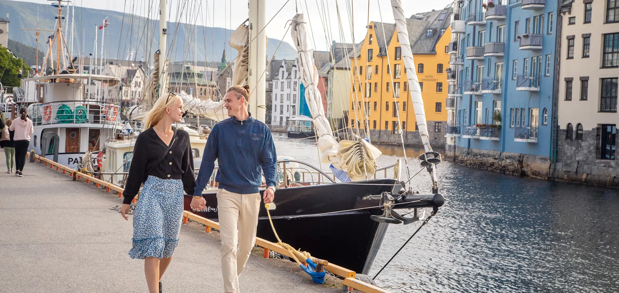 Doca em Alesund, Noruega