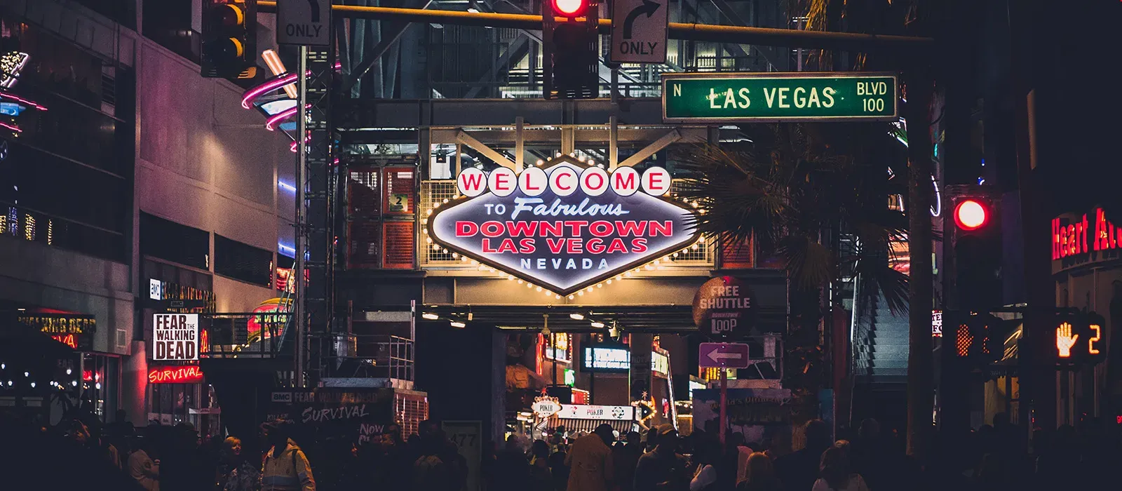 Letreiro Welcome to Las Vegas