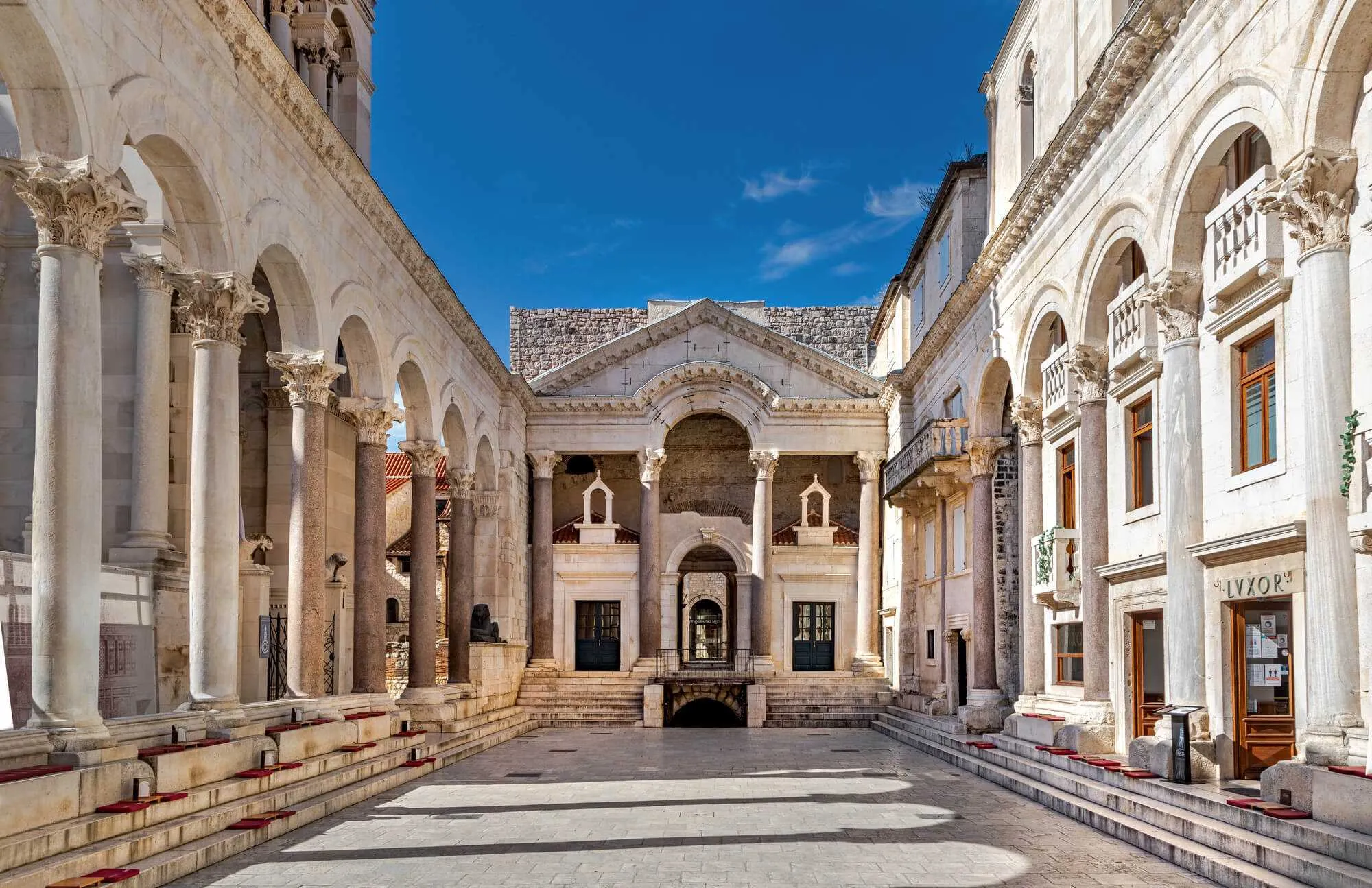 Palacio de Diocleciano em Split, Croácia