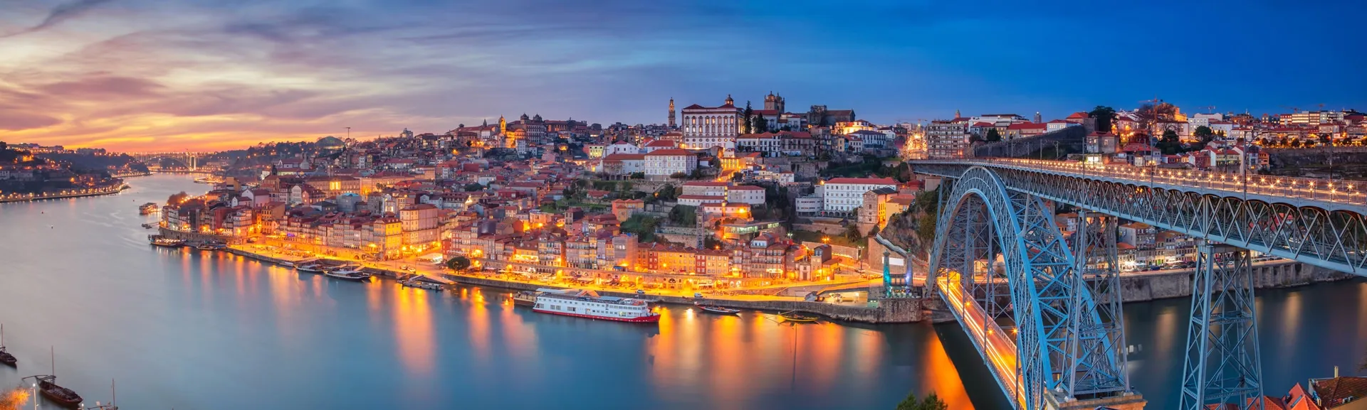 Ponte Luis I, em Porto, Portugal