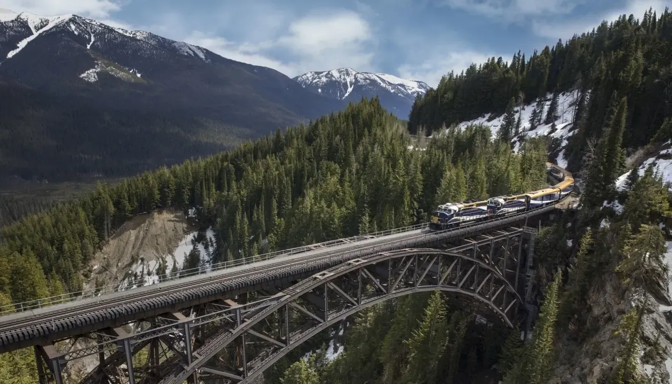 Trem Rocky Mountaineer, Canada