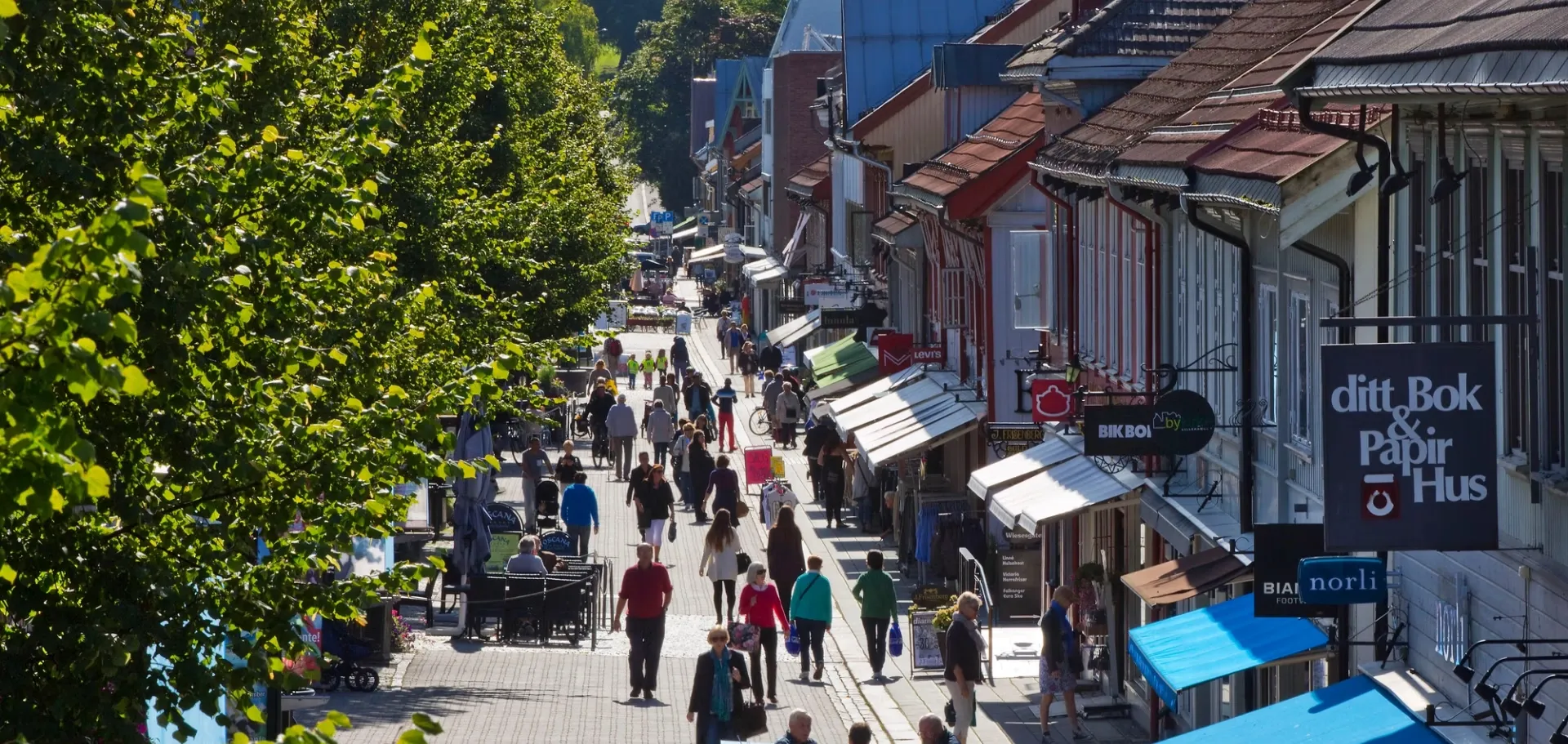 Rua em Lillehammer, Noruega
