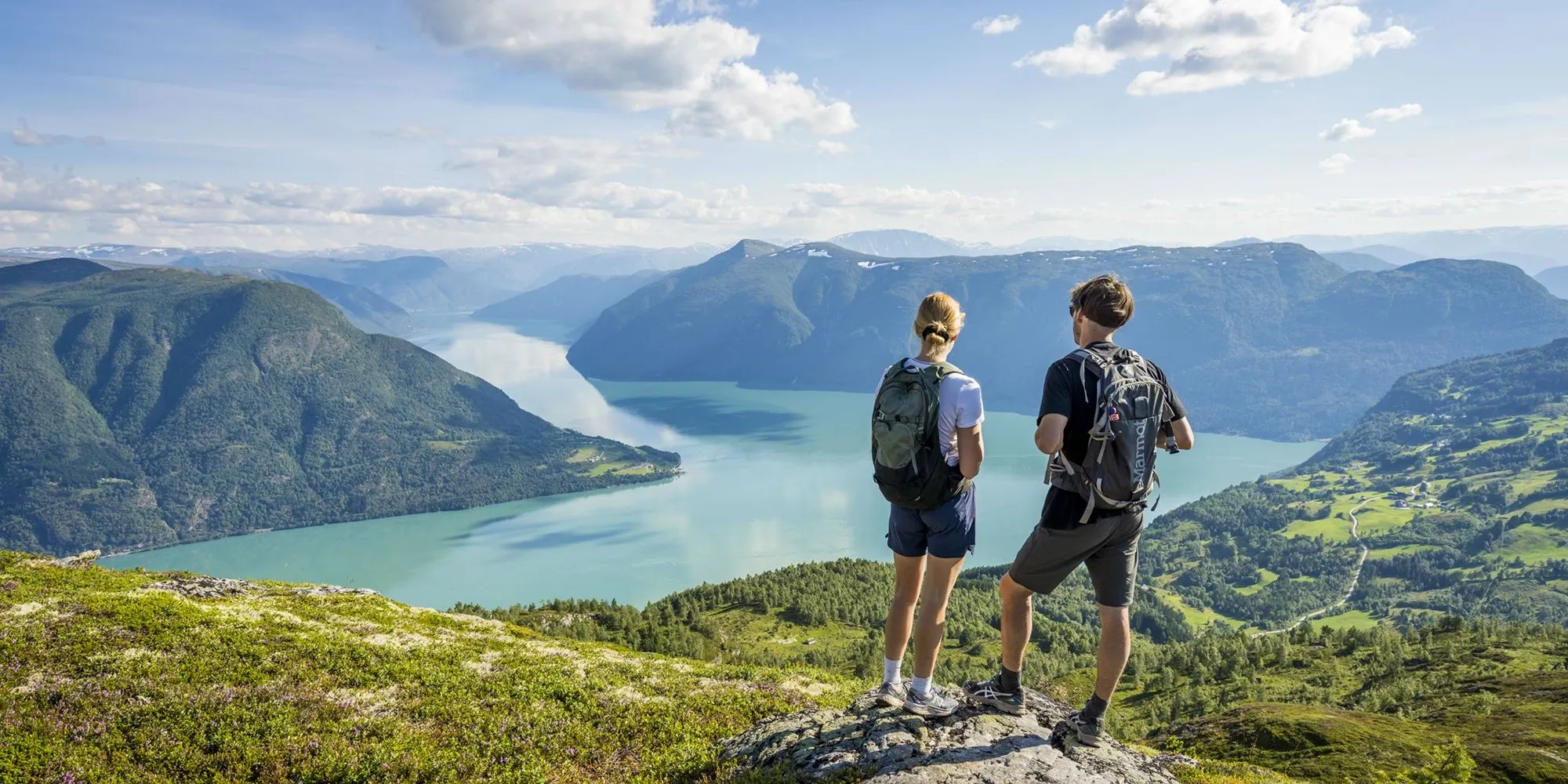 Vista Panorâmica de Sognefjord, Noruega