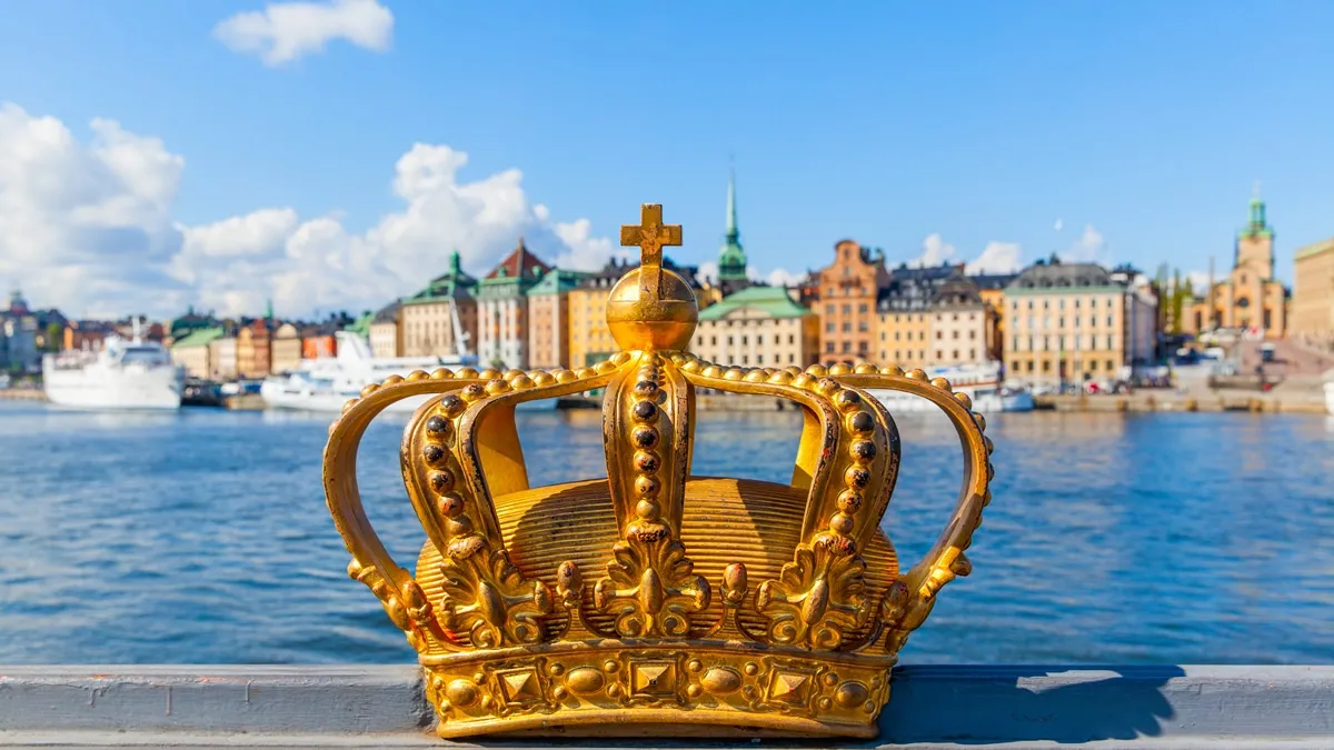 Coroa Real em Estocolmo, Suécias
