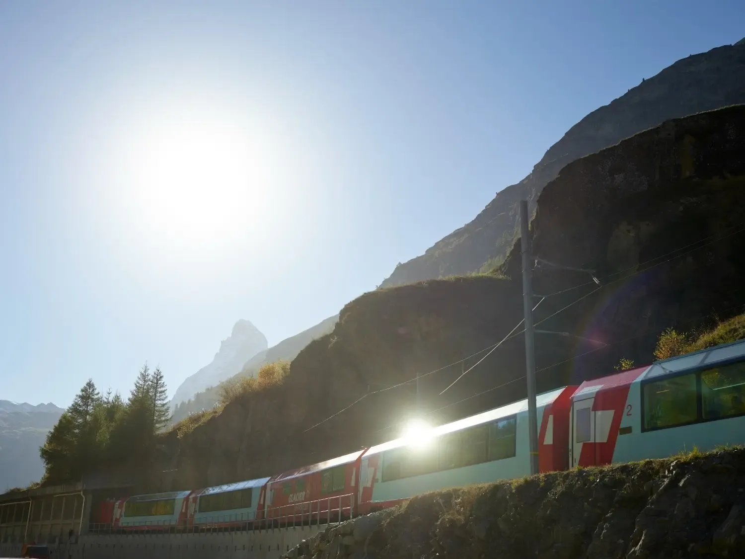 Glacier Express em Zermatt, Suíça