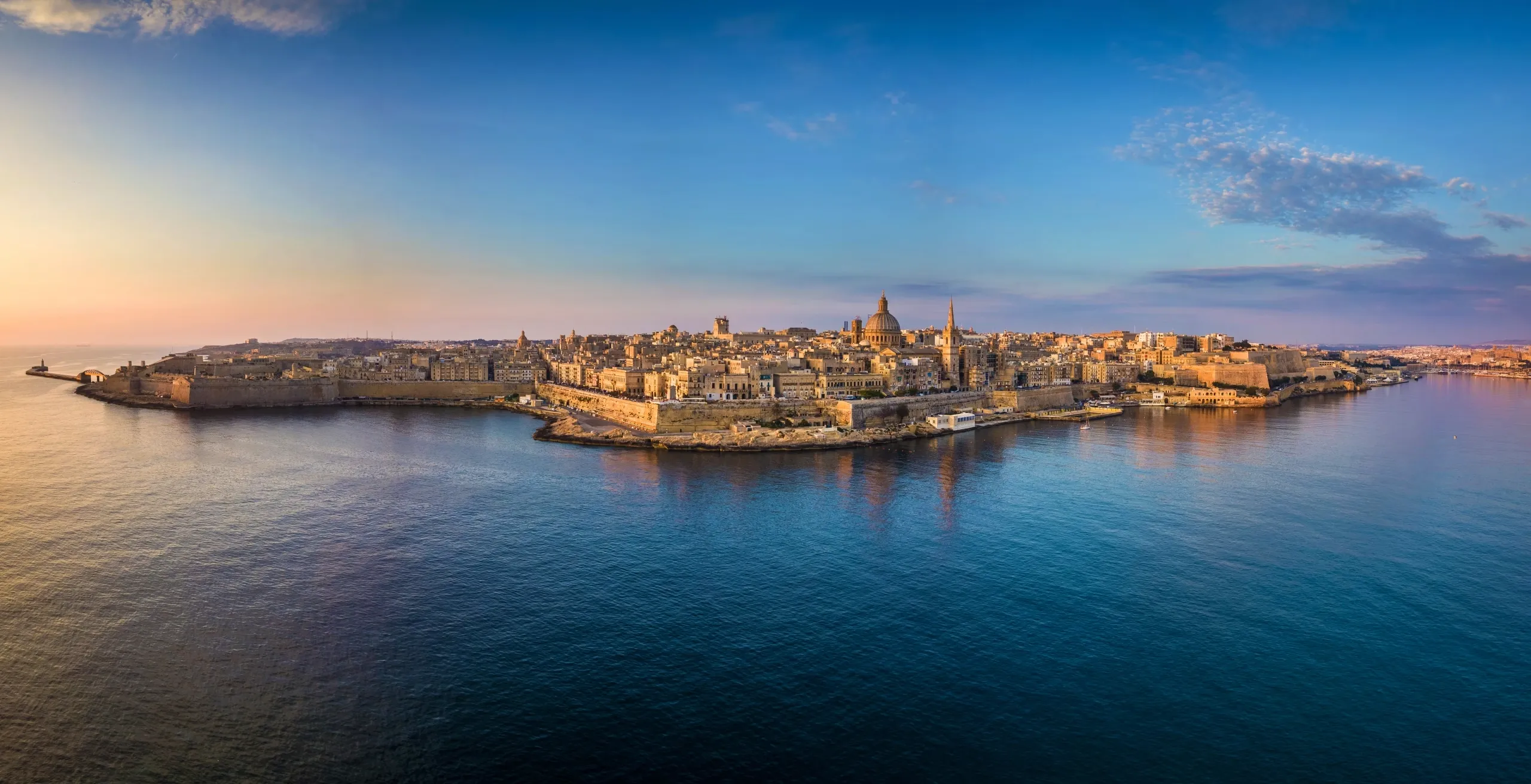 Vista Panorâmica de Valetta, Malta