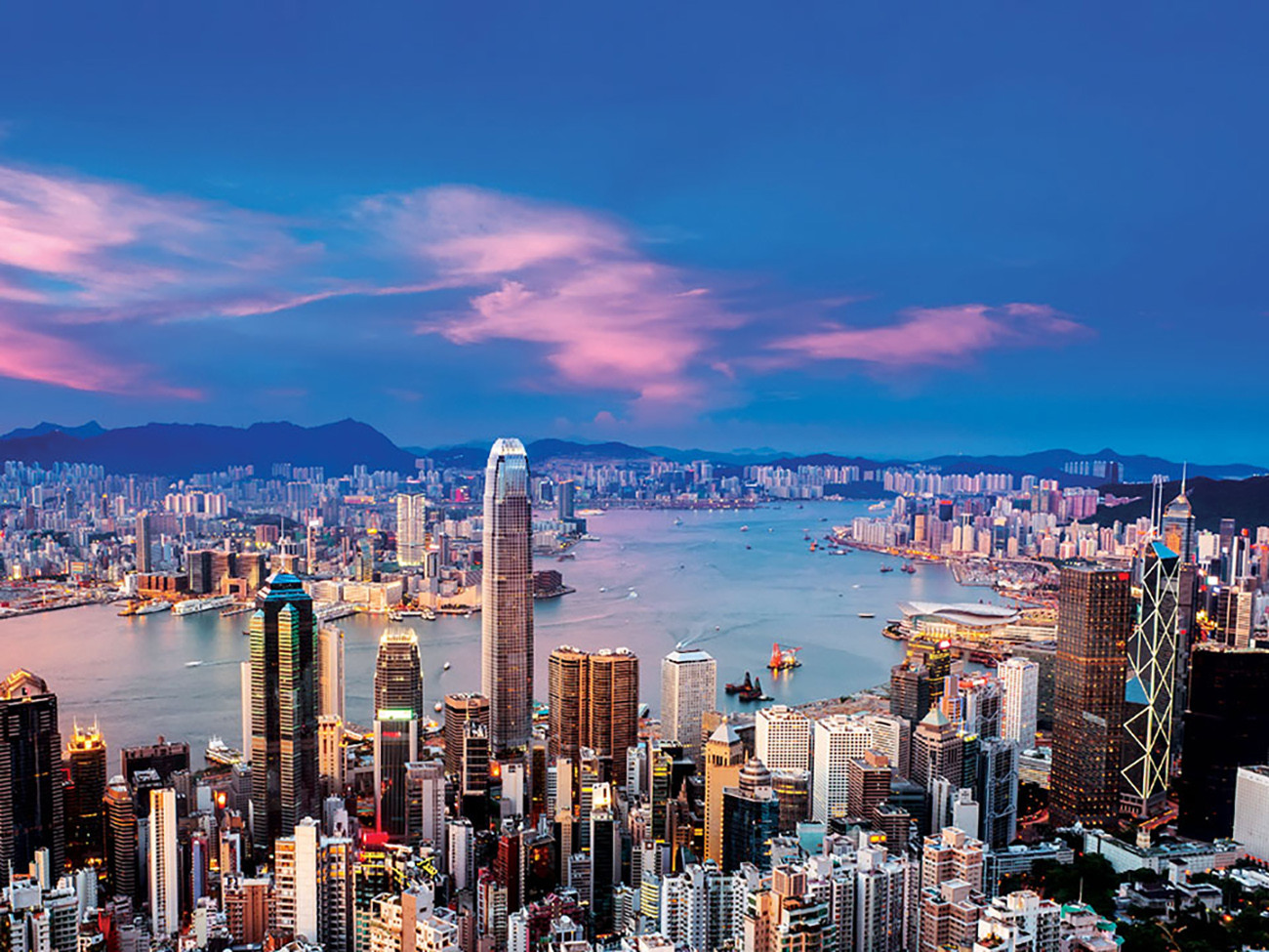 Capitais da China com Hong Kong