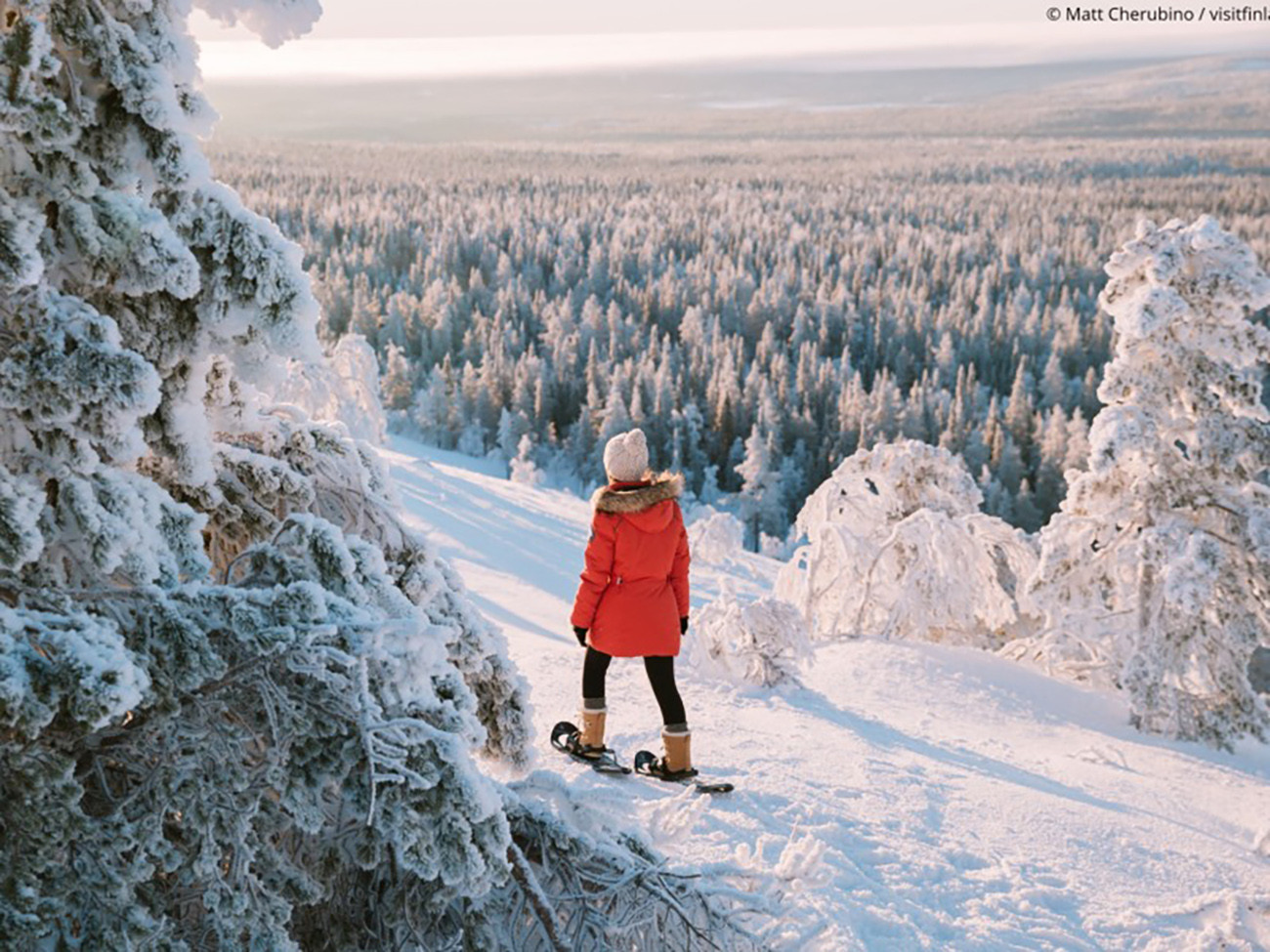 Papai Noel e Aurora Boreal