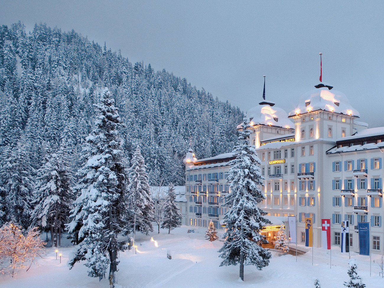As Montanhas Suíças de Trem