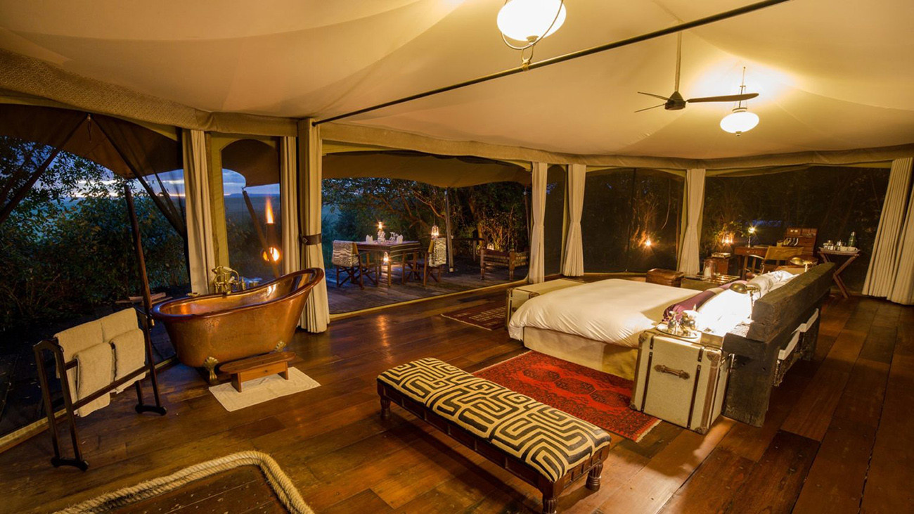 Safári Deluxe no Mara Plains Camp